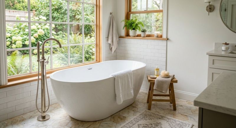 Soaking Tub Installation in South Portland, ME